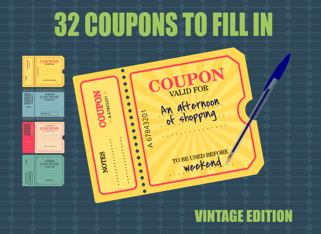 cover of the book 32 coupons to fill in