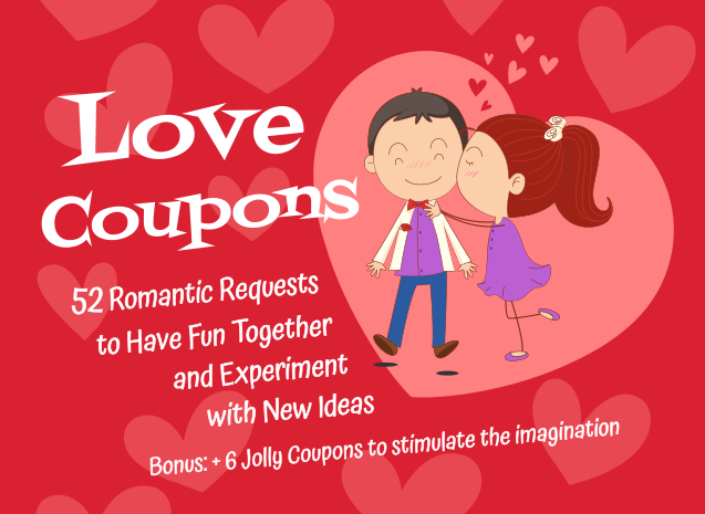 love coupon book cover